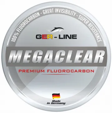 GER-Line MEGACLEAR Fluorocarbon Angelschnur MADE IN GERMANY -  GER-LINE®