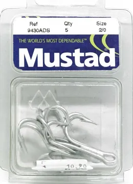 Mustad Drillinge Meeresdrilling Gr. 2/0 Extrem Scharf!