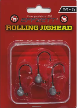 Rolling Jighaed 2/0-7g 3 Stück 3,49€